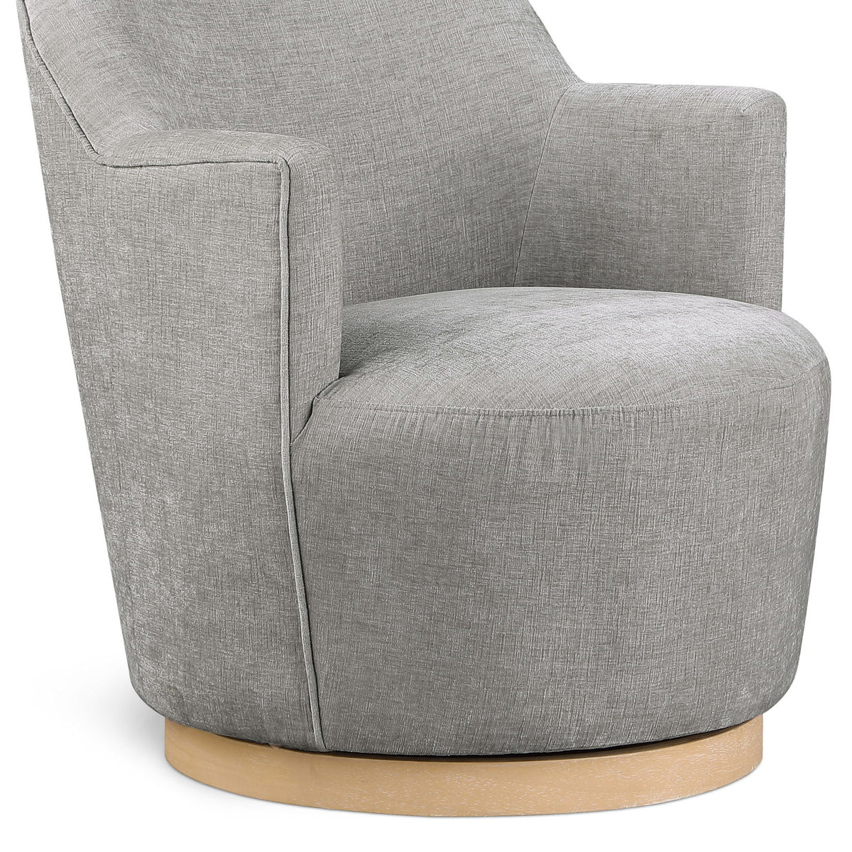 Clarita - Chenille Swivel Accent Chair