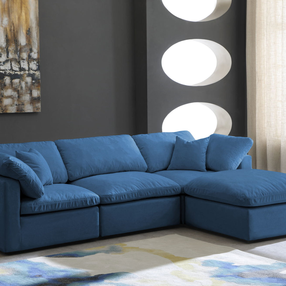 Plush - 4 Piece Modular Sectional