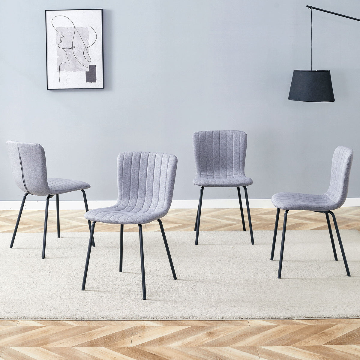 Luxury Minimalist Dining Chairs (Set of 4)