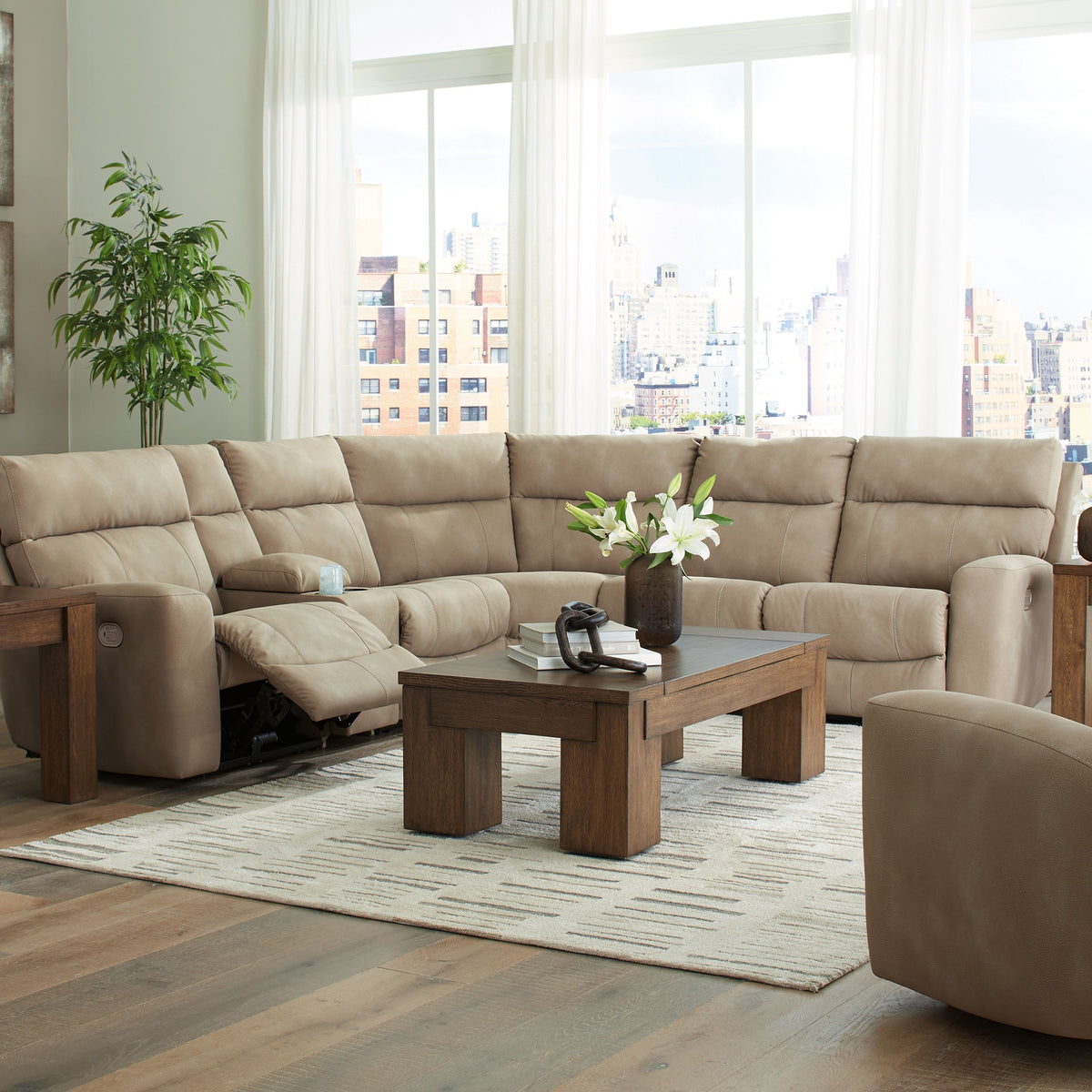 Next-gen Durapella - Power Reclinering Sectional Set