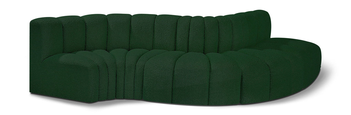 Arc - Boucle Fabric 5 Piece Modular Sofa