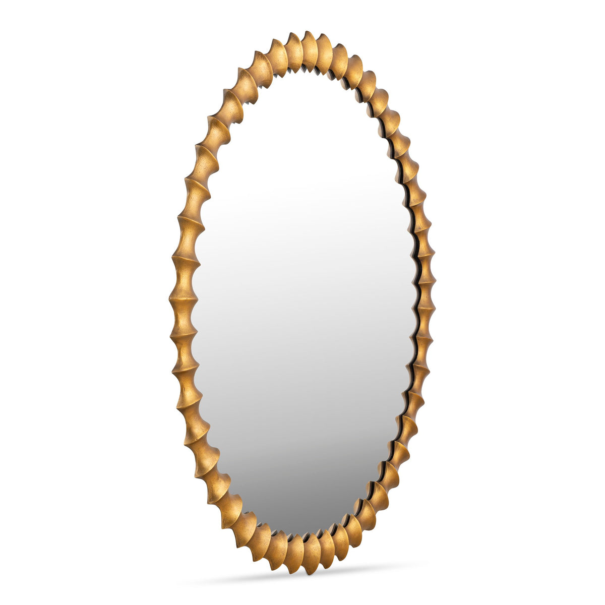 Whitby - Mirror - Aged Brass