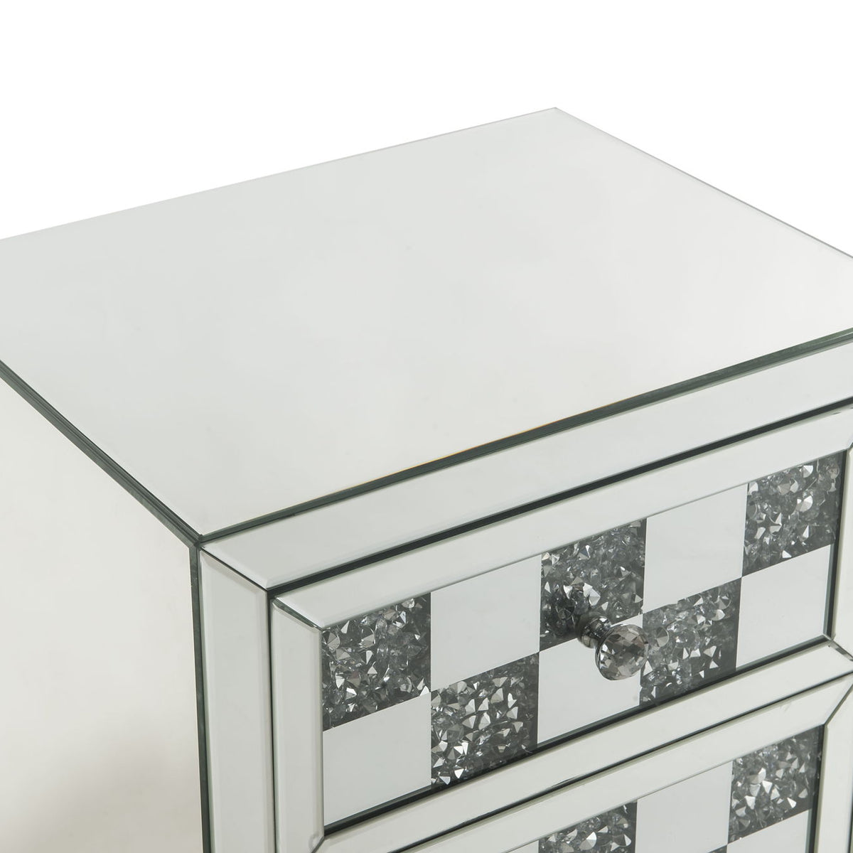 Noralie - Accent Table - Silver - Glass