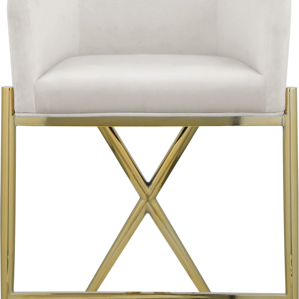 Xavier - Counter Stool with Gold Legs