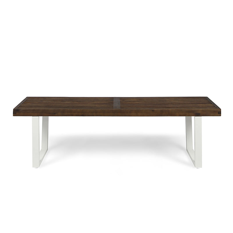 Intrinsic - Outdoor Dining Bench With Slat Top