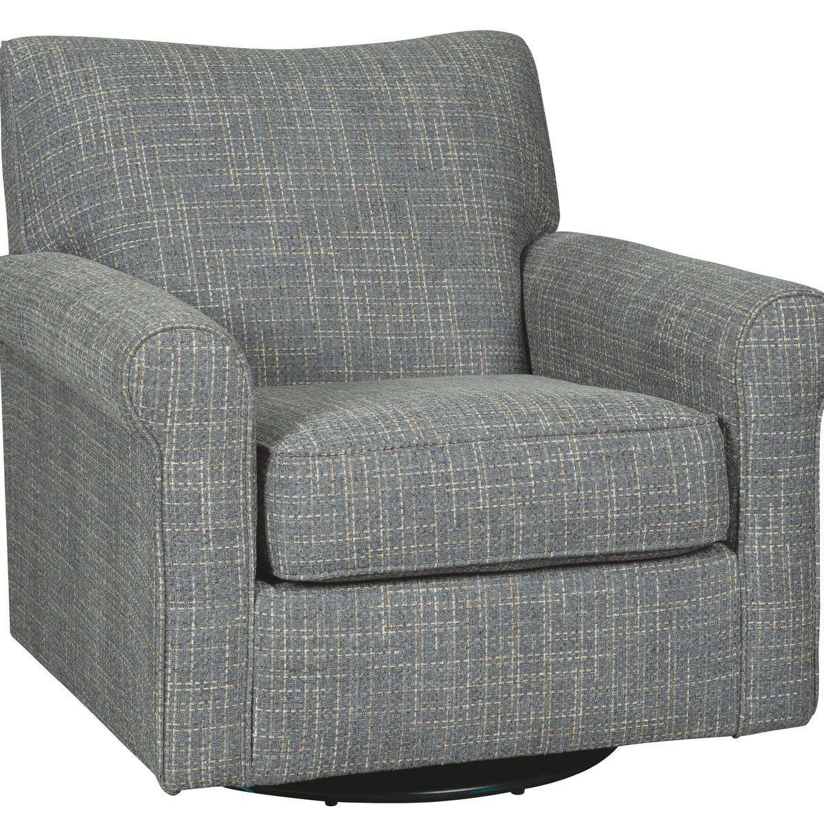 Renley - Ash - Swivel Glider Accent Chair
