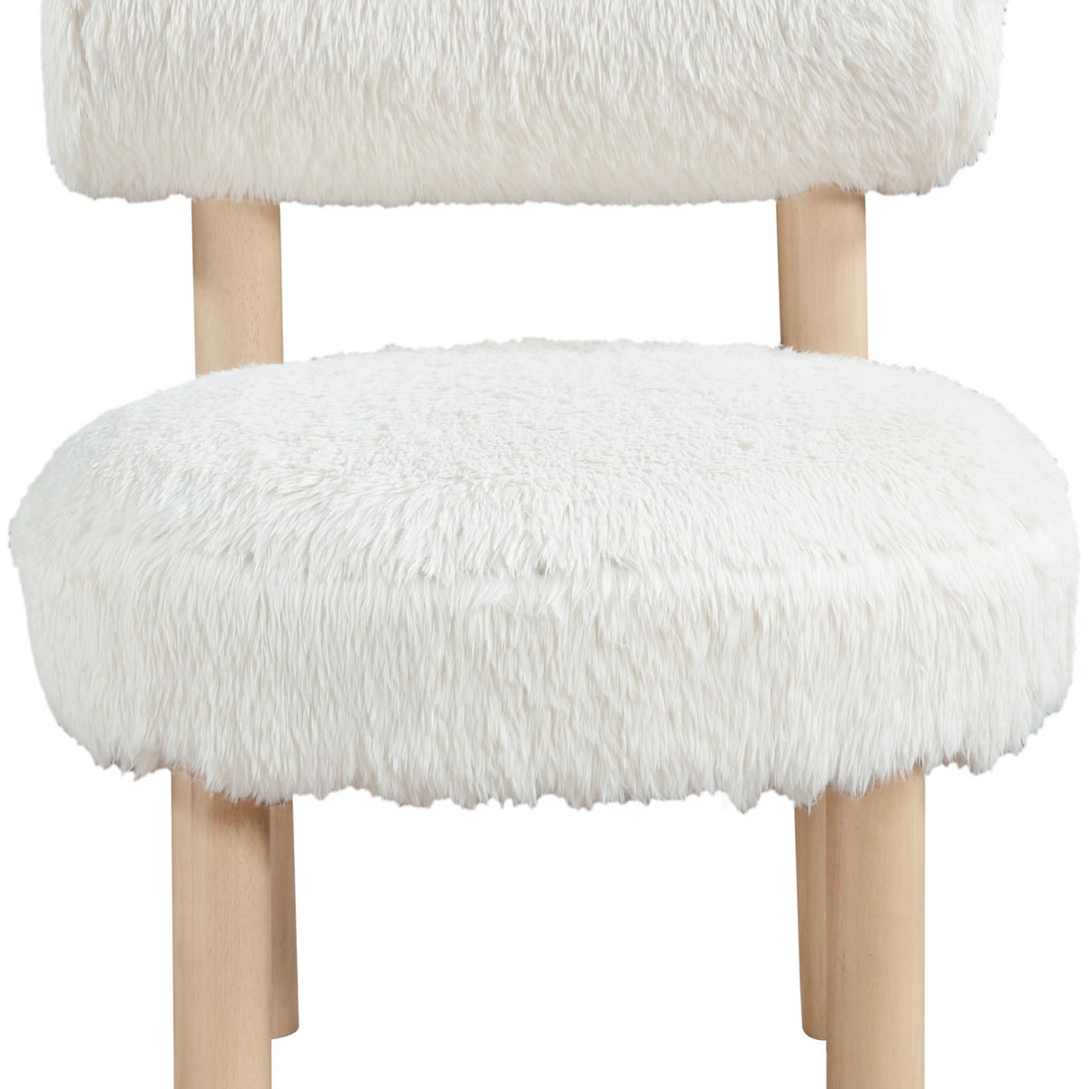 Ambre - Shearling Fabric Accent Chair
