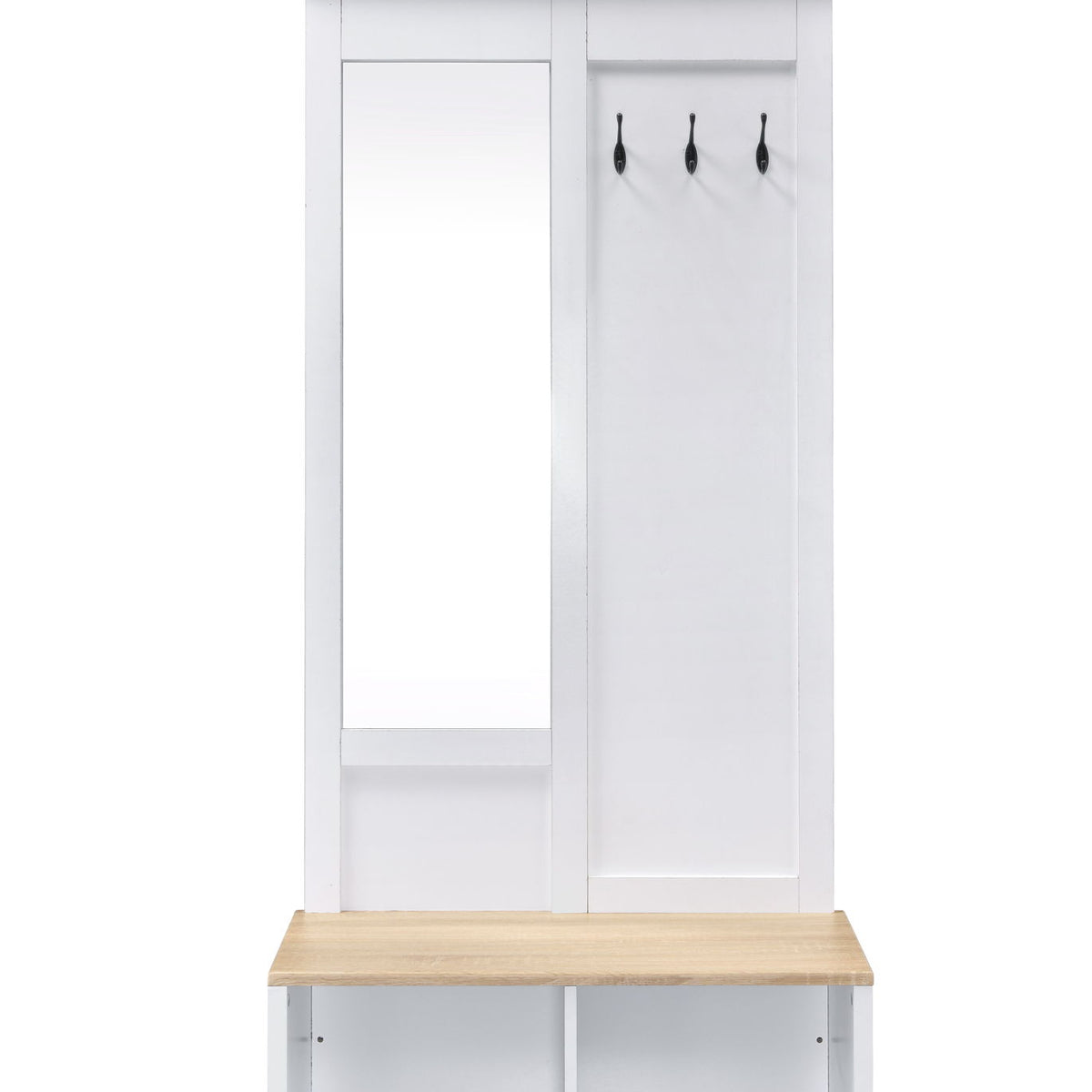 Melati - Hall Tree - Light Oak / White