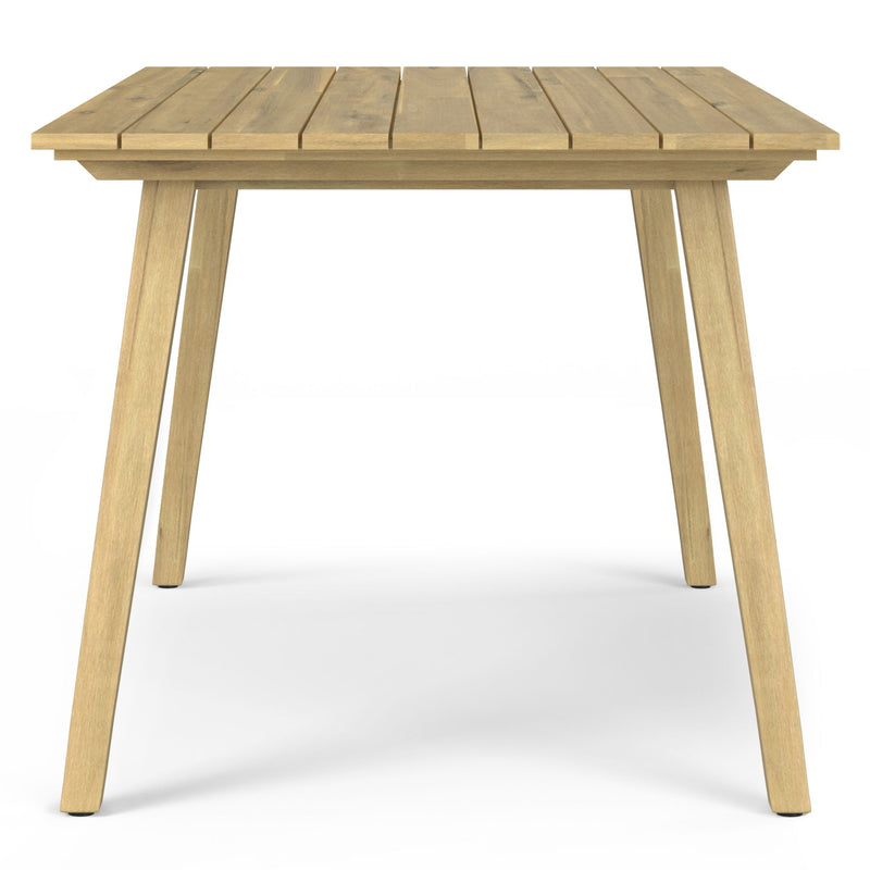 Kona - Outdoor Dining Table - Light Teak
