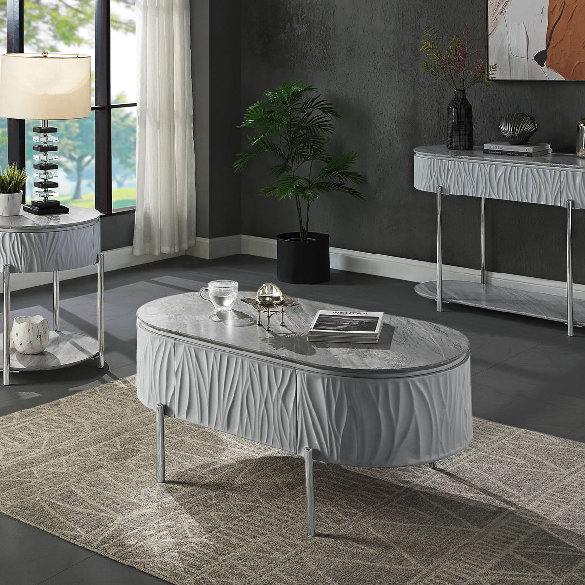 Yukino - High Gloss Table
