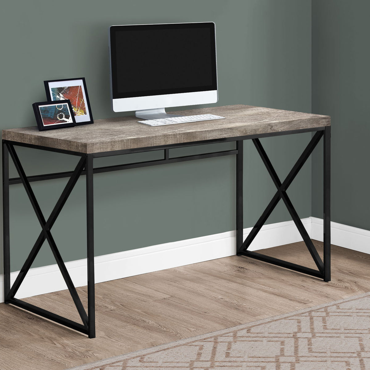 Computer Desk For Home Office, Laptop, Glossy Contemporary & Modern