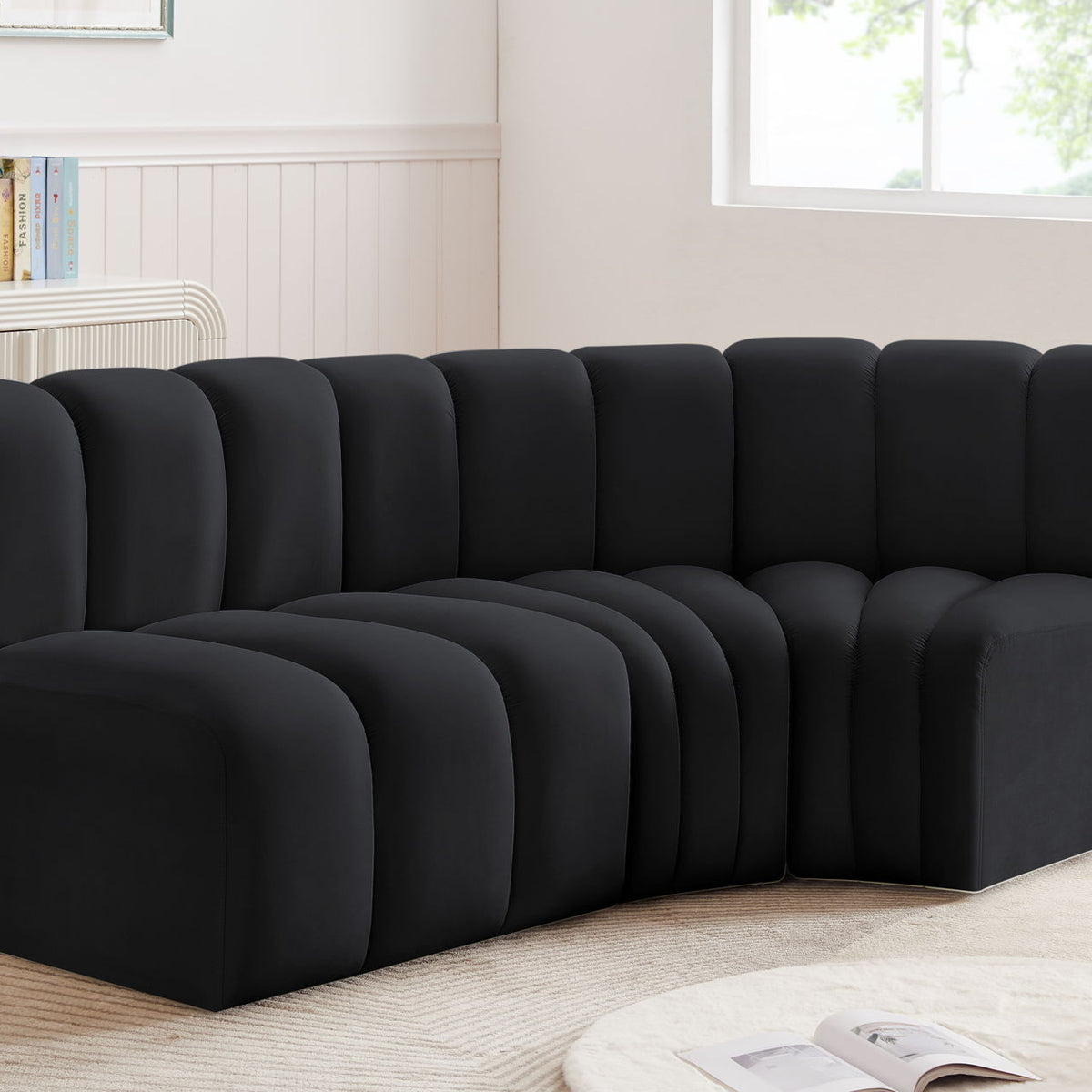 Arc - Velvet 3 Piece Sofa