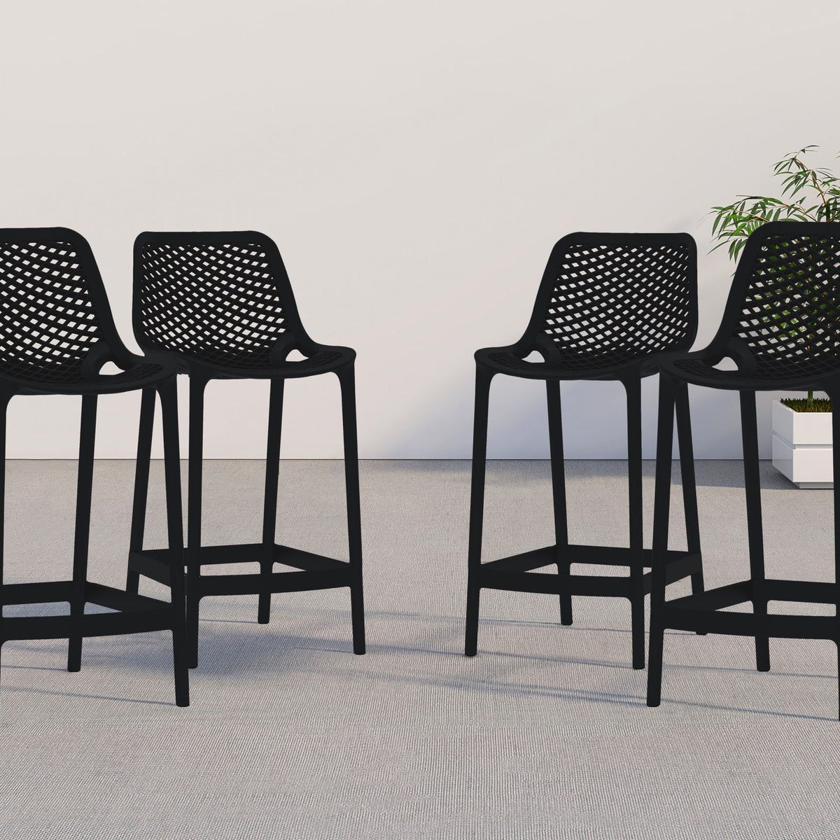 Mykonos - Outdoor Patio Stool (Set of 2)