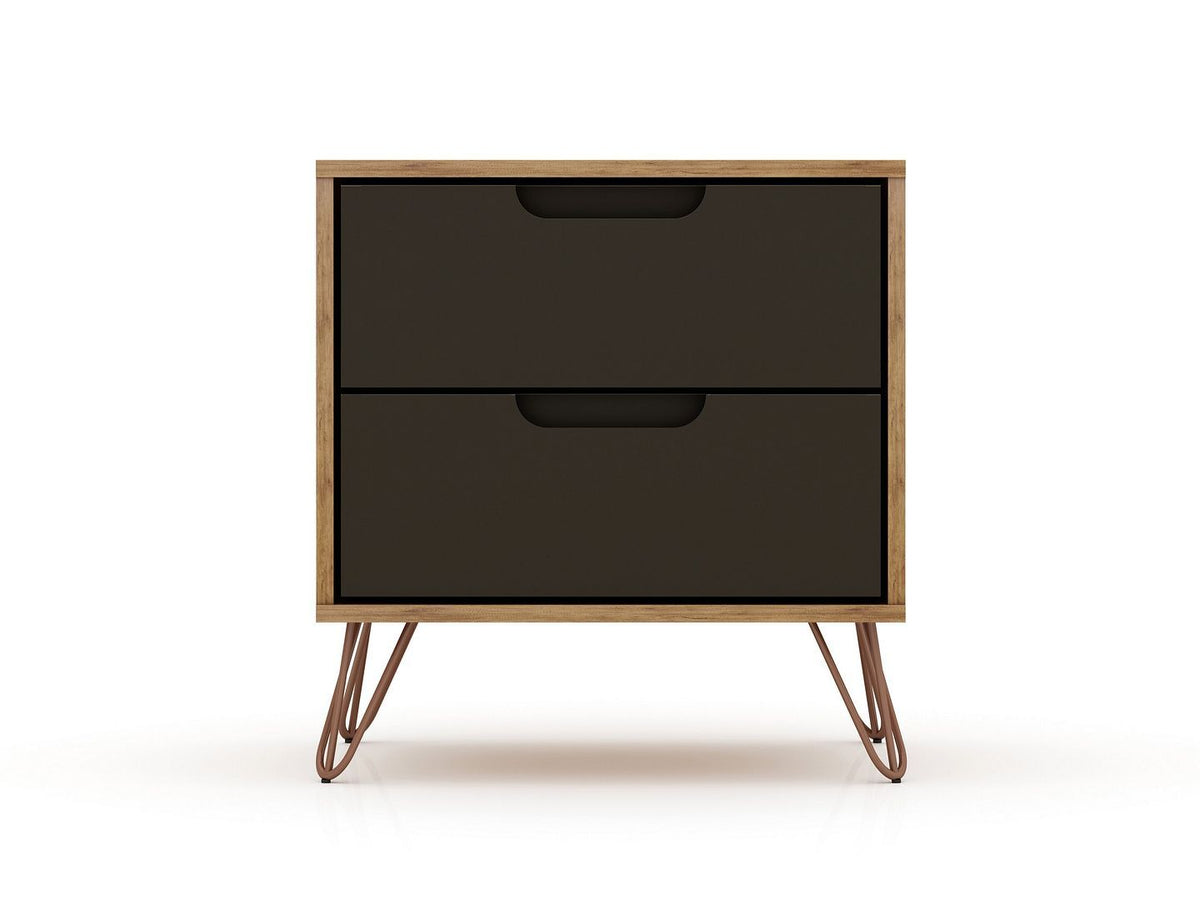 Manhattan Rockefeller - 2-Drawer Nightstand