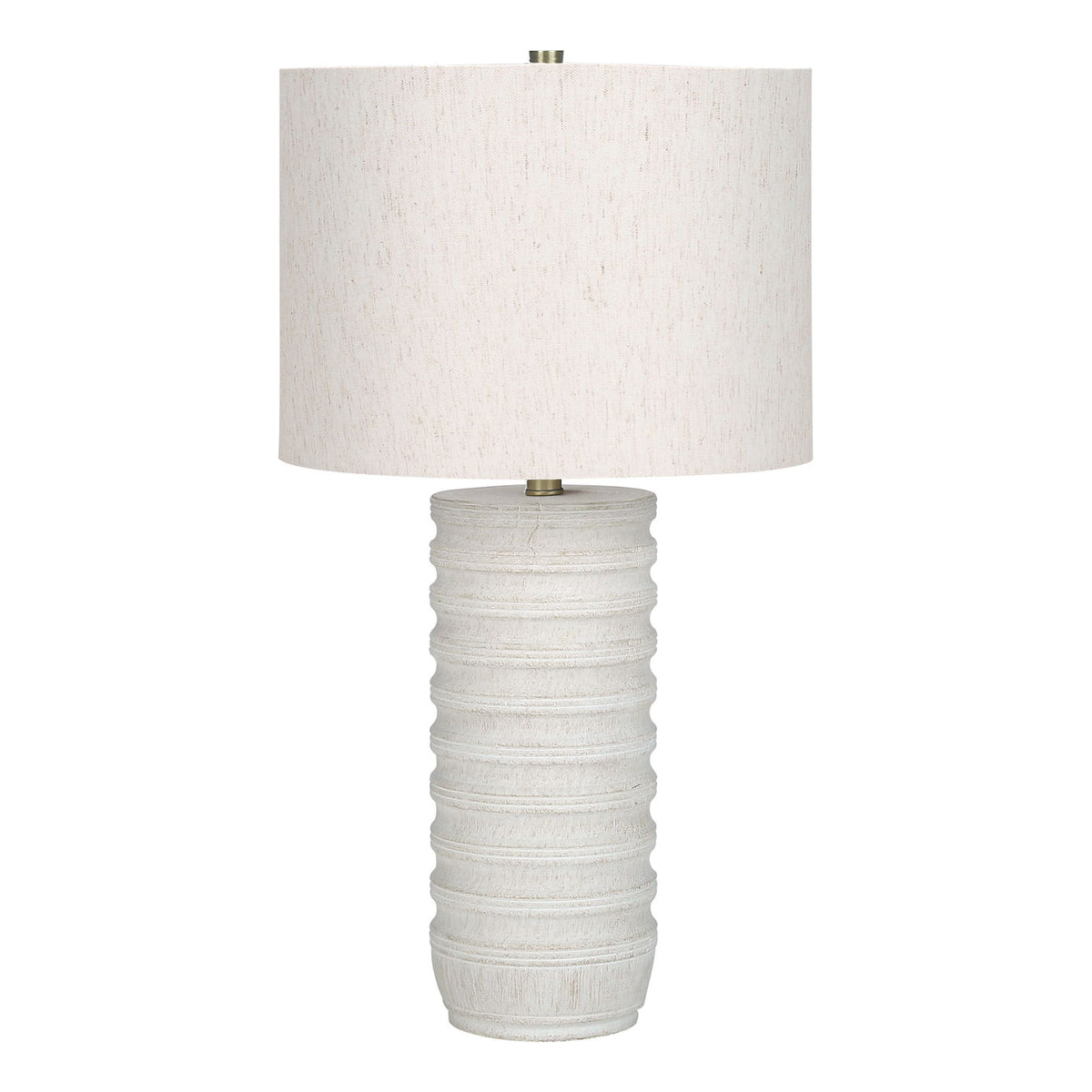 Table Lamp, Lighting, Resin, Transitional - Cream