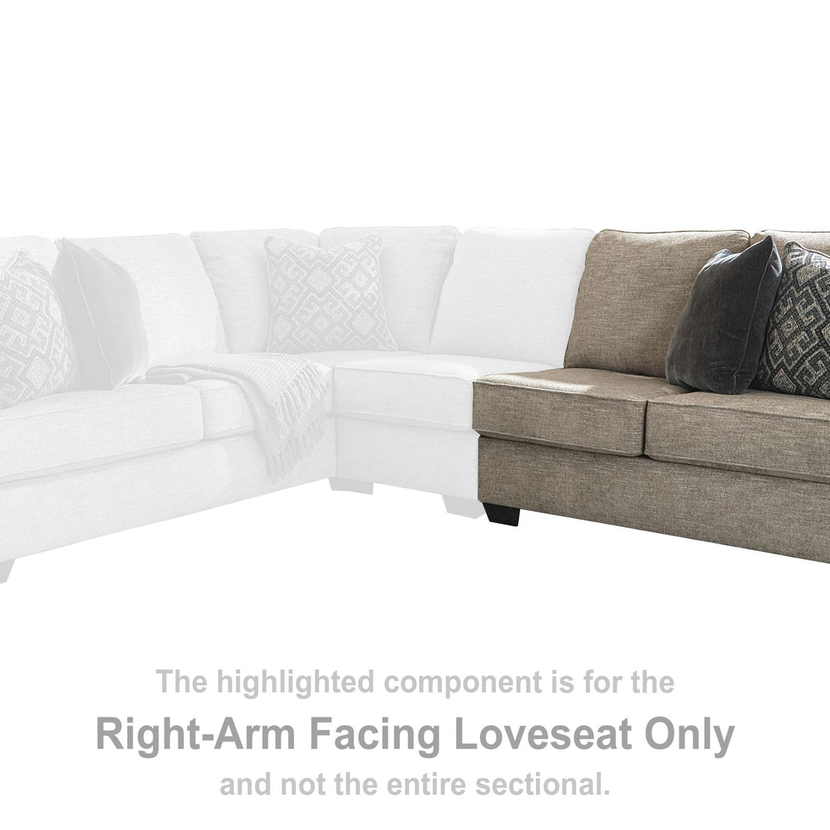 Bovarian - RAF Loveseat - Stone