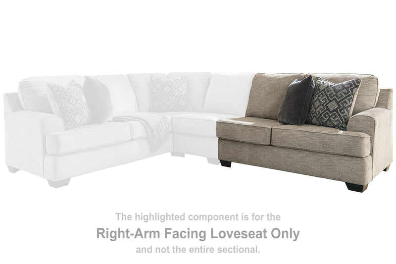 Bovarian - RAF Loveseat - Stone