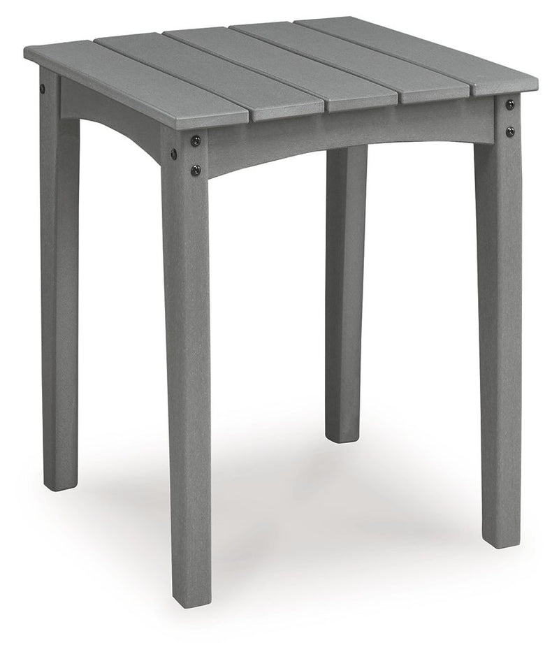 Cove Beach - Square End Table - Gray