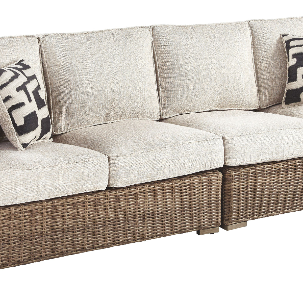 Beachcroft - Beige - RAF/LAF Loveseat w/Cush (Set of 2)
