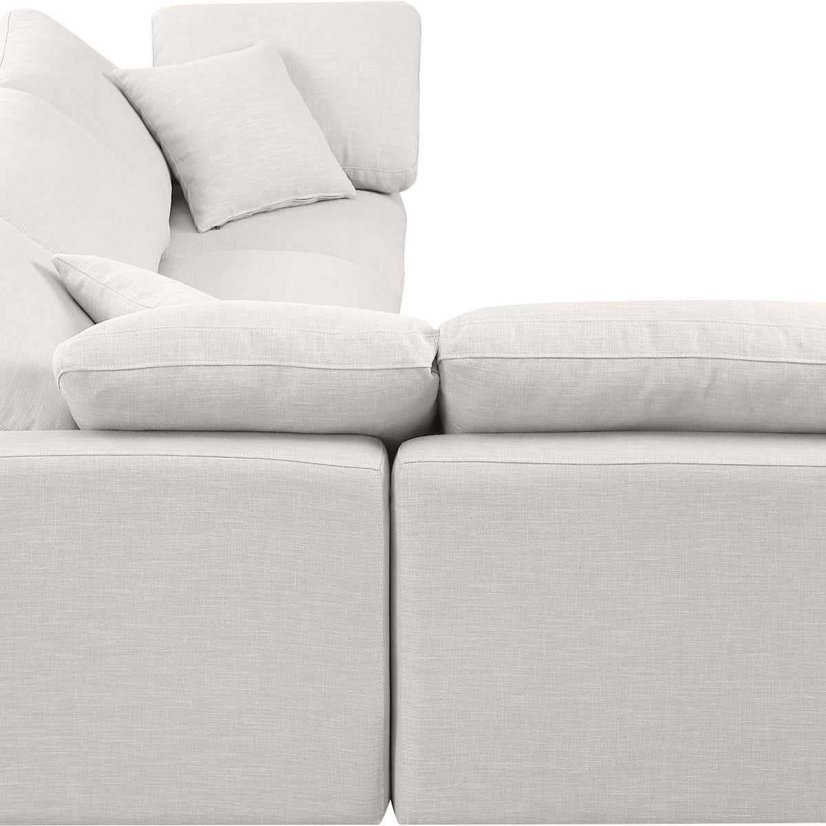 Indulge - Linen 4 Piece Modular Sectional