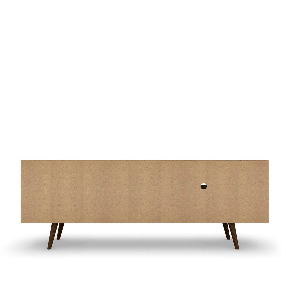 Manhattan Liberty - 63" TV Stand With Rustic Brown Frame