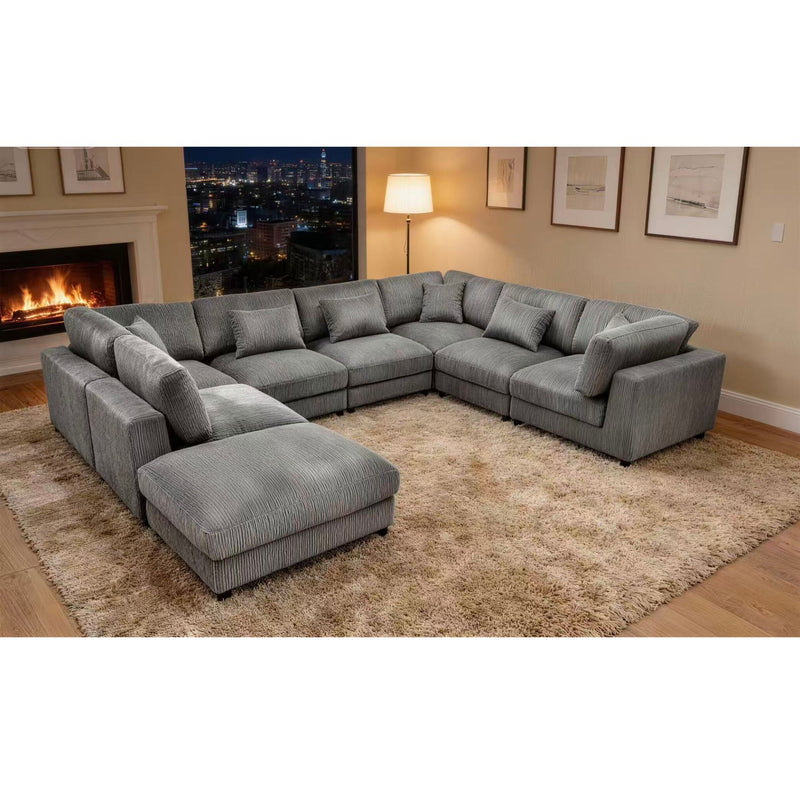 Upholstered Modular Sectional & Custom Configuration