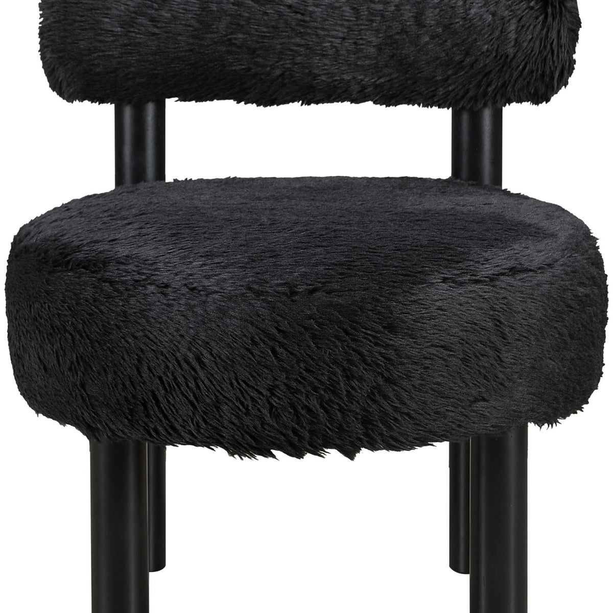 Ambre - Vegan Shearling Fabric Upholstered Accent Chair