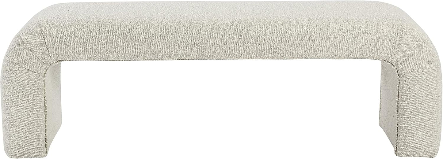 Meridian Furniture Niagara Collection Modern Upholstered Bench