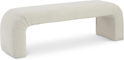 Meridian Furniture Niagara Collection Modern Upholstered Bench