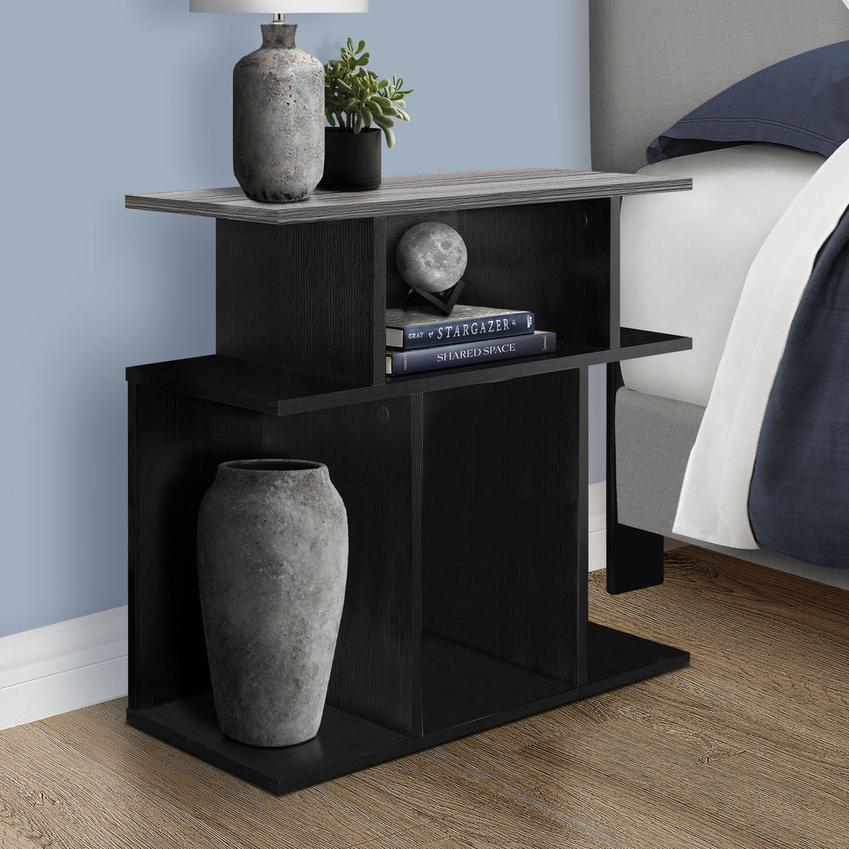 Accent Table, Side Contemporary & Modern - Black