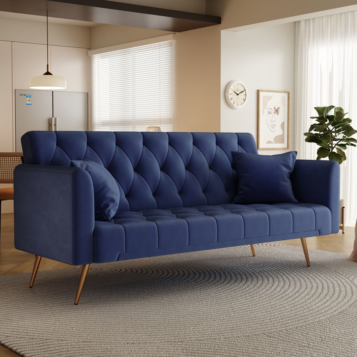 Convertible Double Folding Living Room Sofa Bed