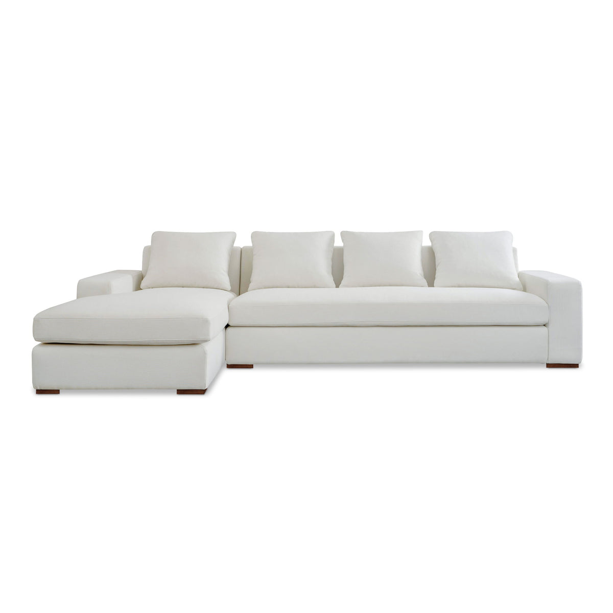 Thomas - Left Sectional - Ivory