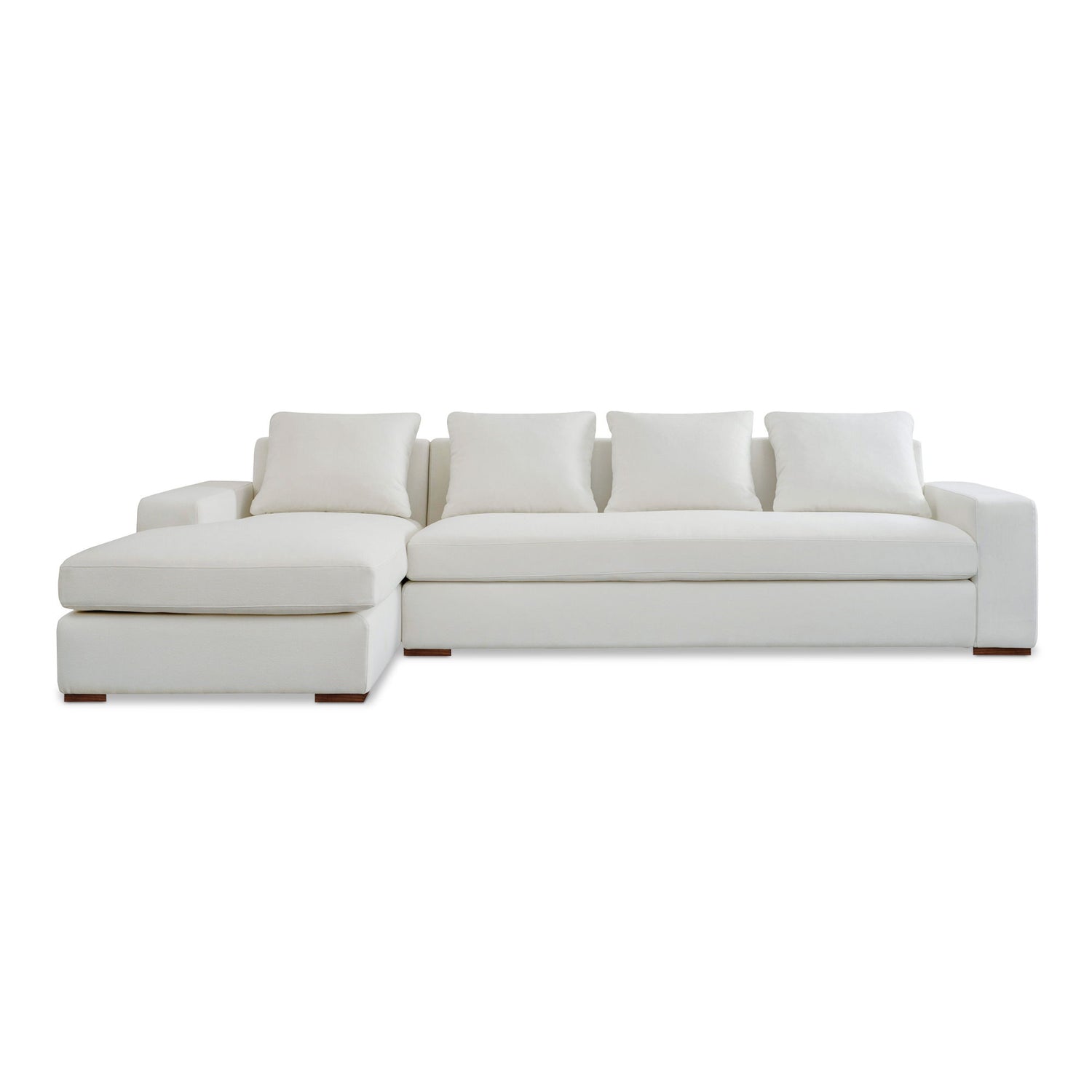 Thomas - Left Sectional - Ivory