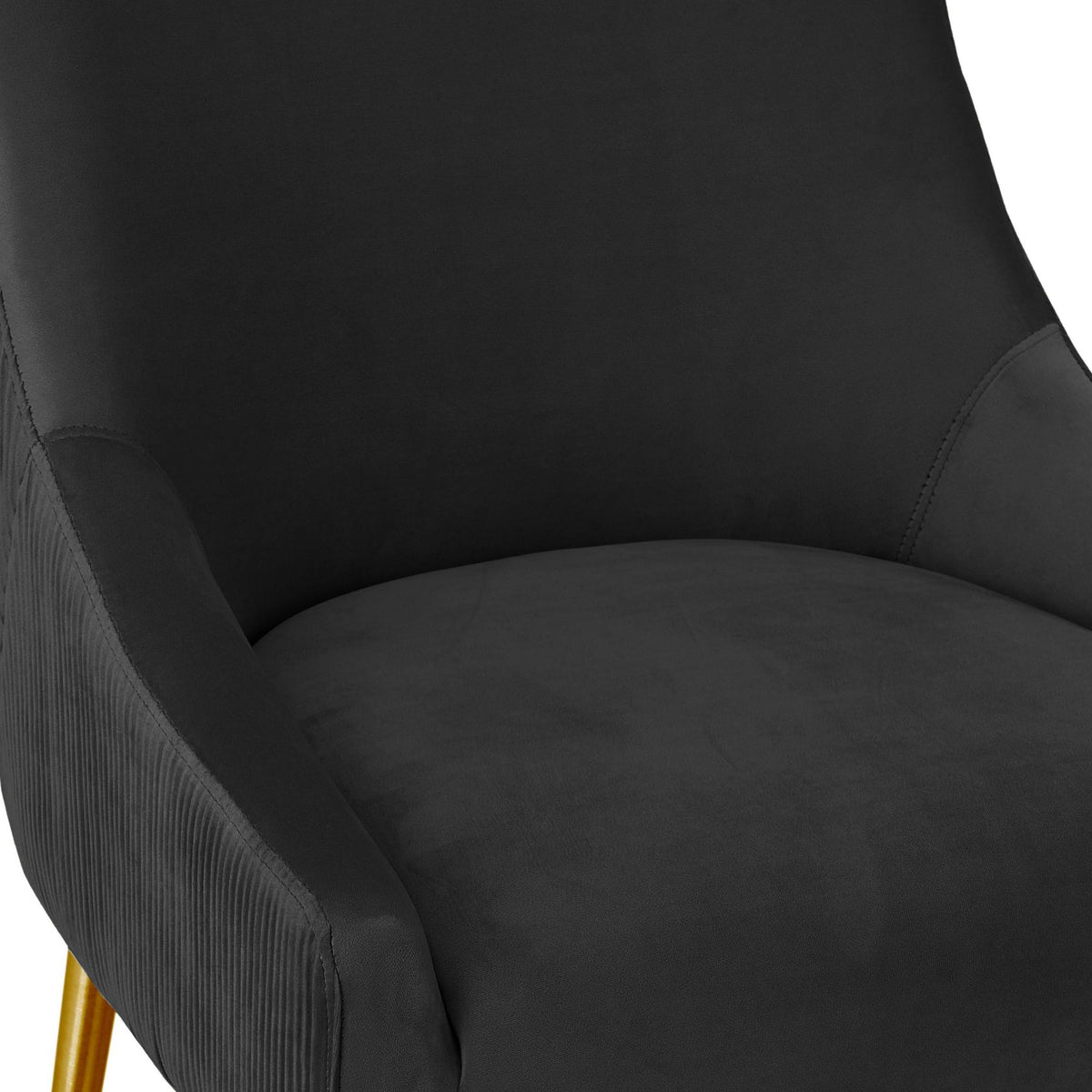 Beatrix - Pleated Velvet Stool