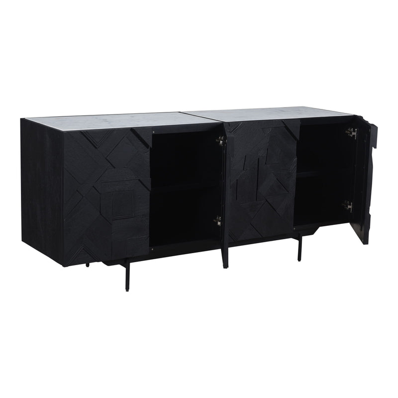 Kattan - Sideboard - Black - Wood