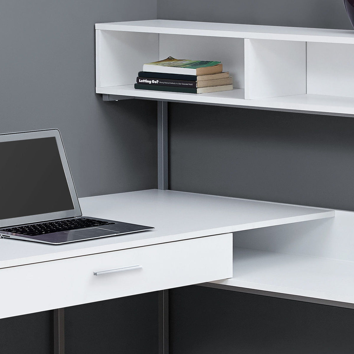 Computer Desk, Home Office, Corner, Storage Drawers, L Shape, Laptop, Contemporary & Modern