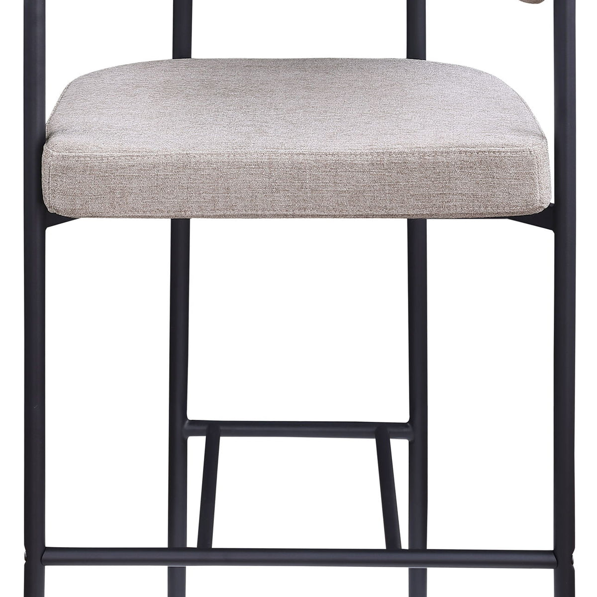 Malin - Linen Counter Stool (Set of 2) - Taupe