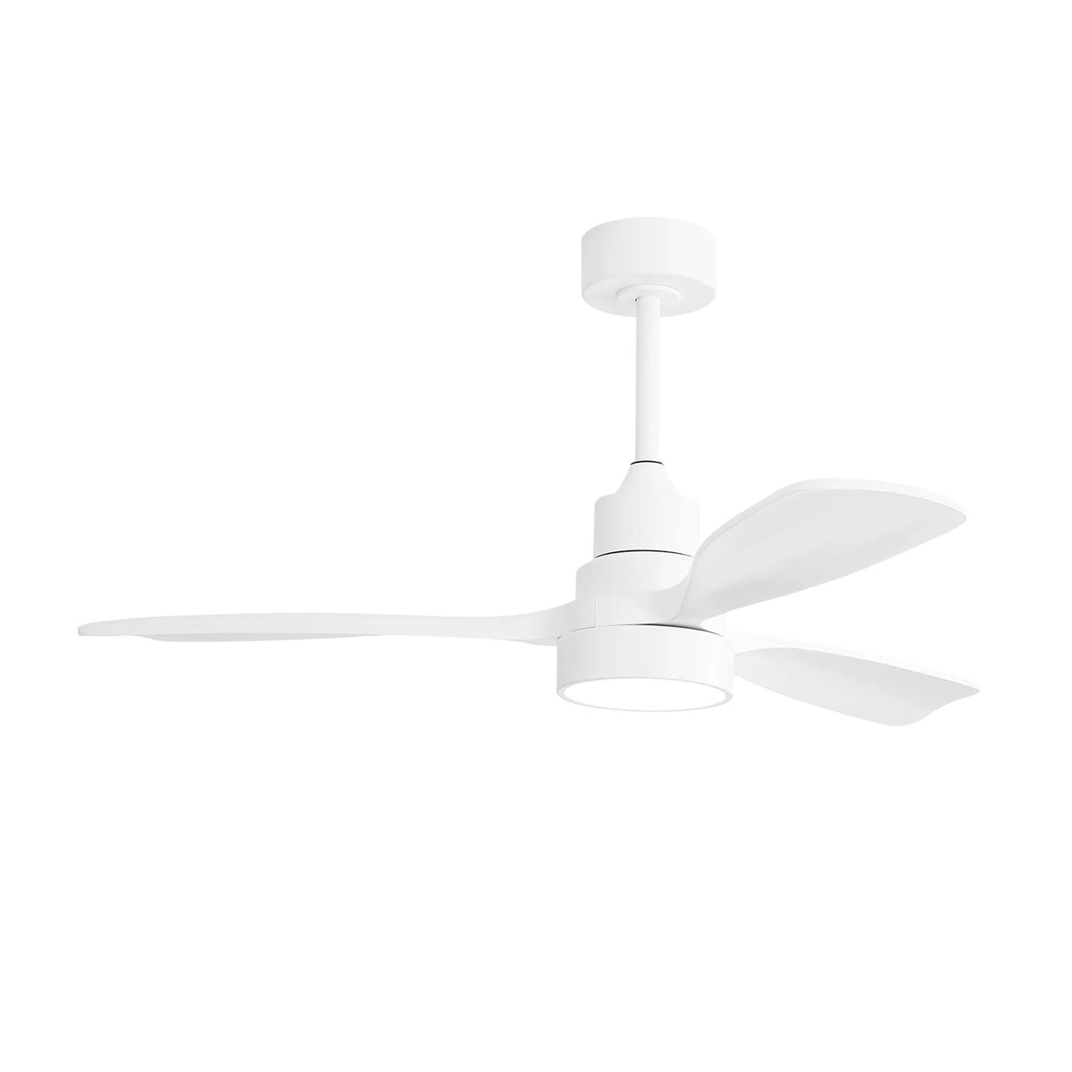 48" Ceiling Fan With Dimmable 3Cct LED Light, DC Motor, Reversible - White