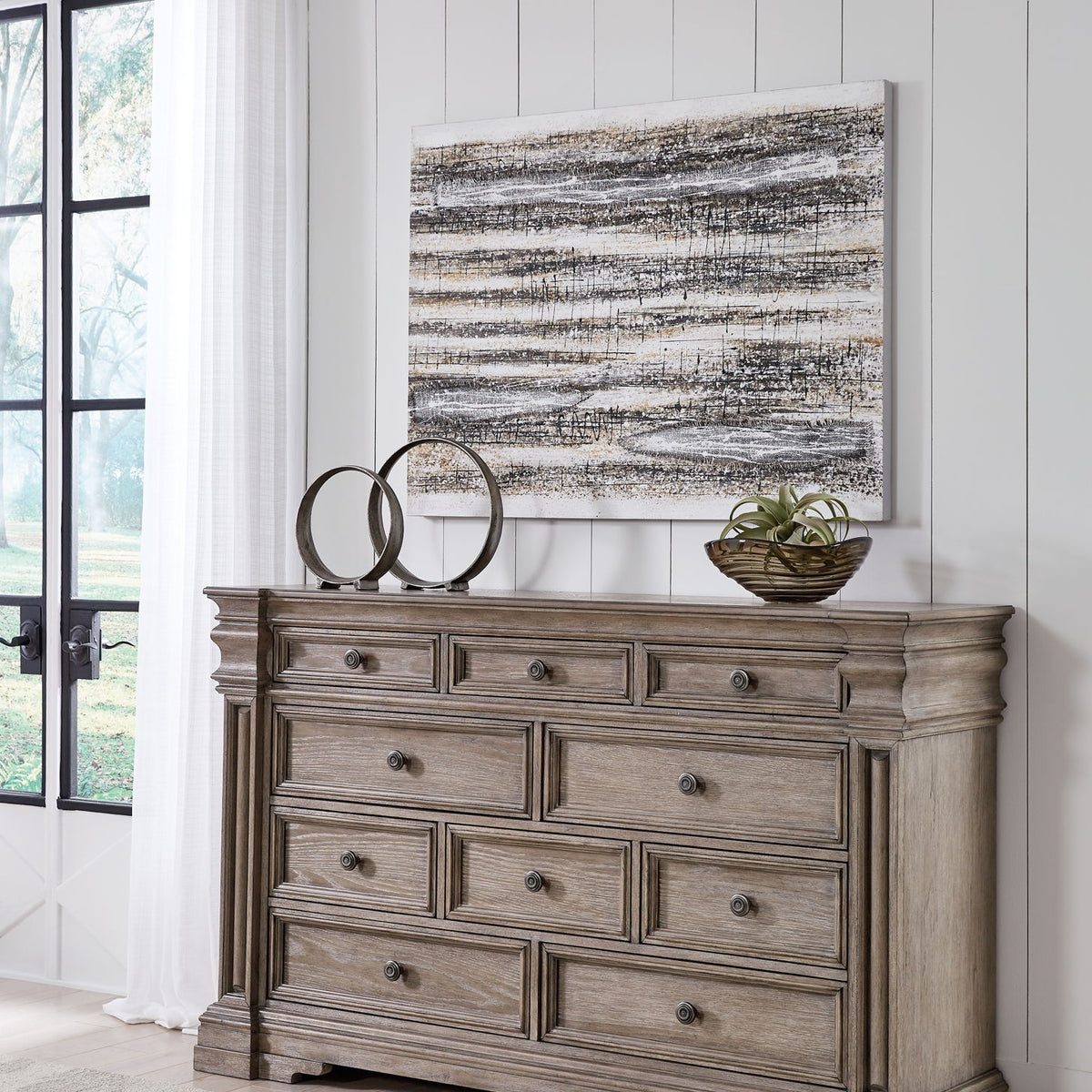 Blairhurst - Dresser - Light Grayish Brown