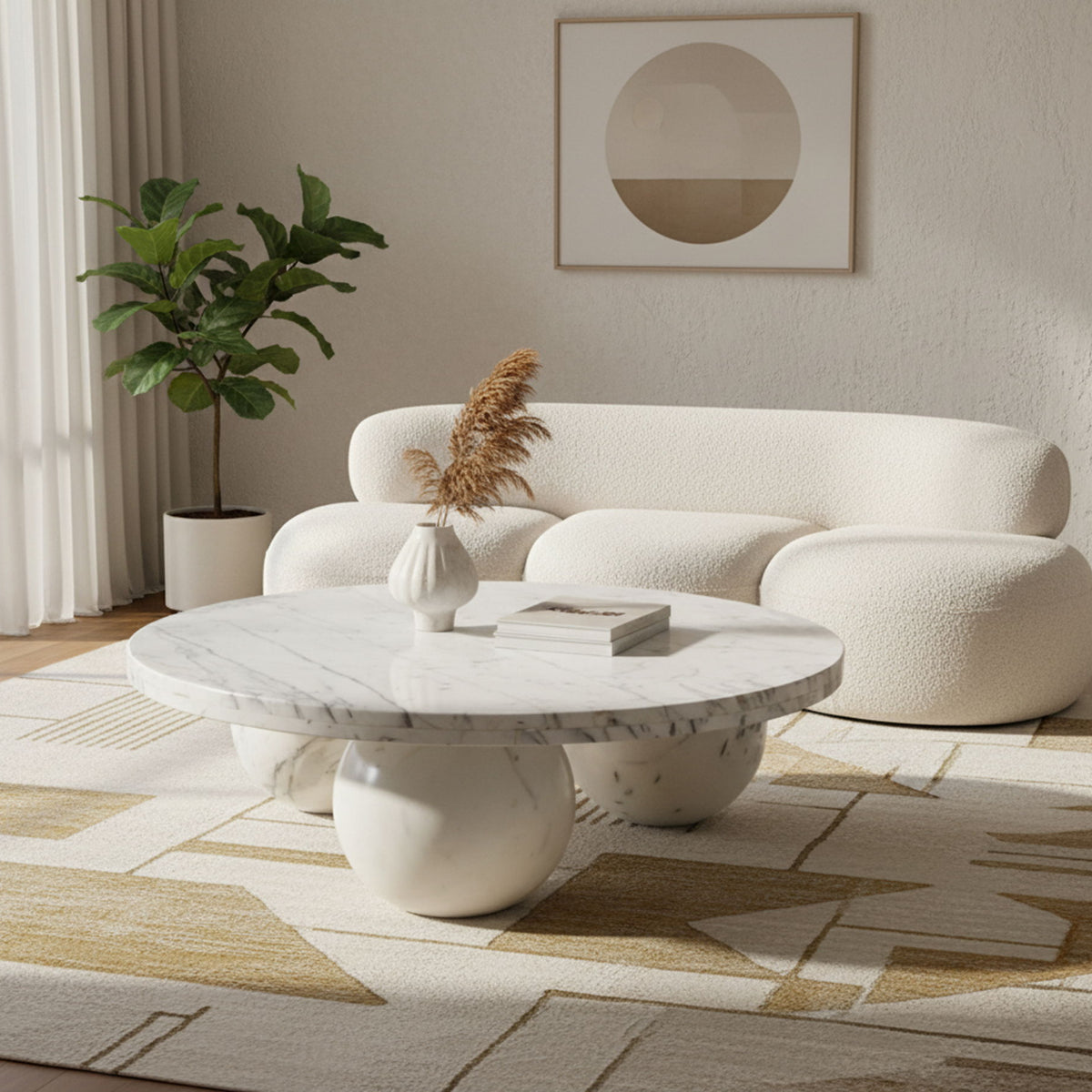 Spherical - Marble/Stone Coffee Table