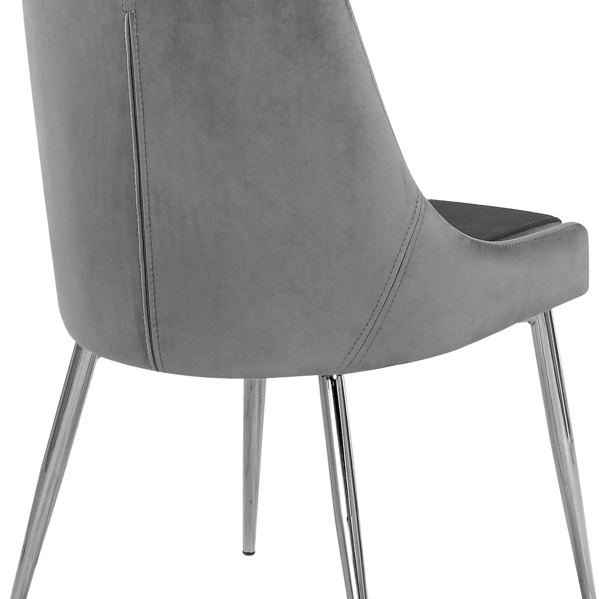 Karina - Dining Chair with Chrome Legs (Set of 2)