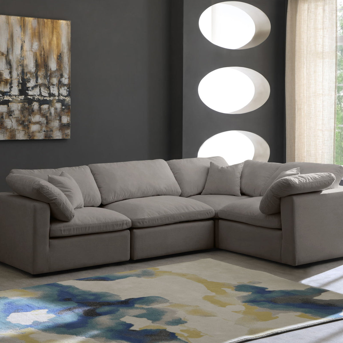 Plush - 4 Piece Modular Sectional