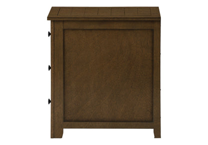 Accent End Table, Storage Drawer, Transitional Design