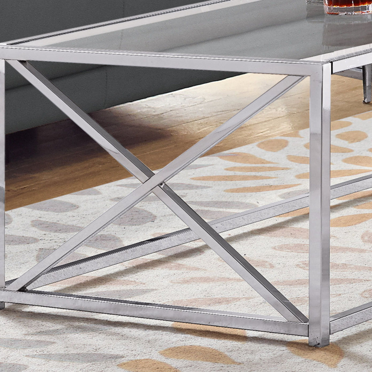 Table, Rectangular, Contemporary & Modern - Chrome