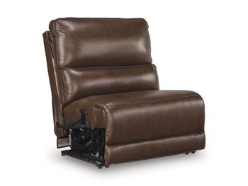 DeepWakes - Power Armless Recliner With Adjustable Headrest - Canyon