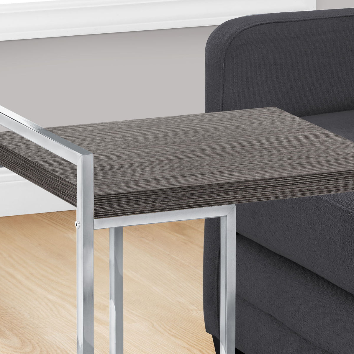 Accent Table, C - Shaped, Contemporary & Modern