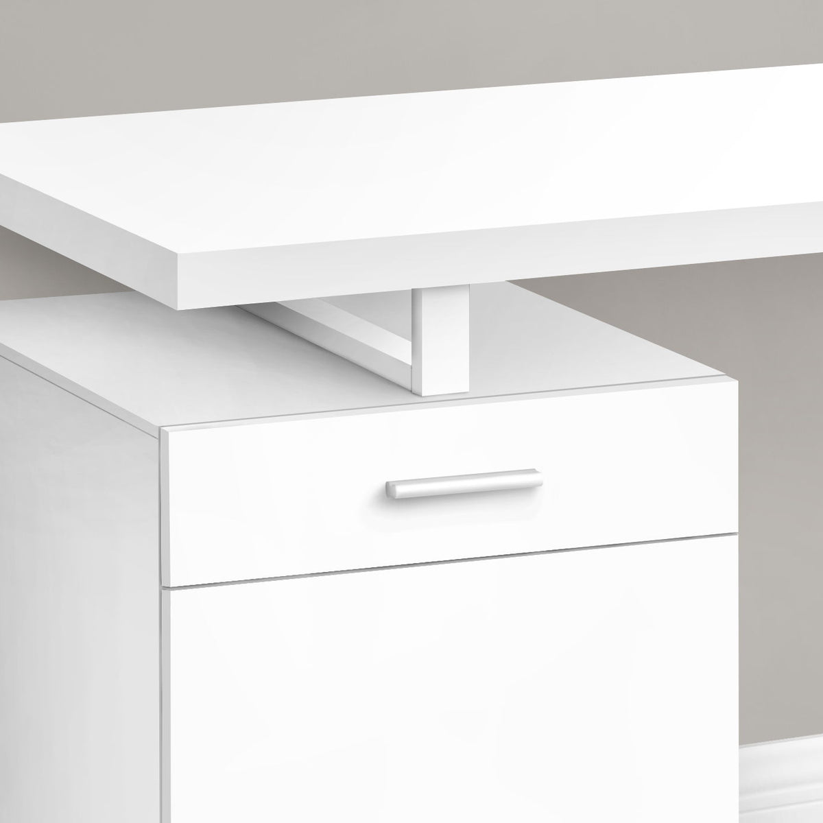 Computer Desk, Home Office, Laptop, Left, Right Set-Up, Storage Drawers, Work, Contemporary, Modern