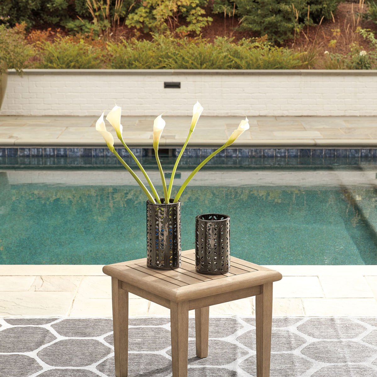 Carter Hall - Beige - Square End Table