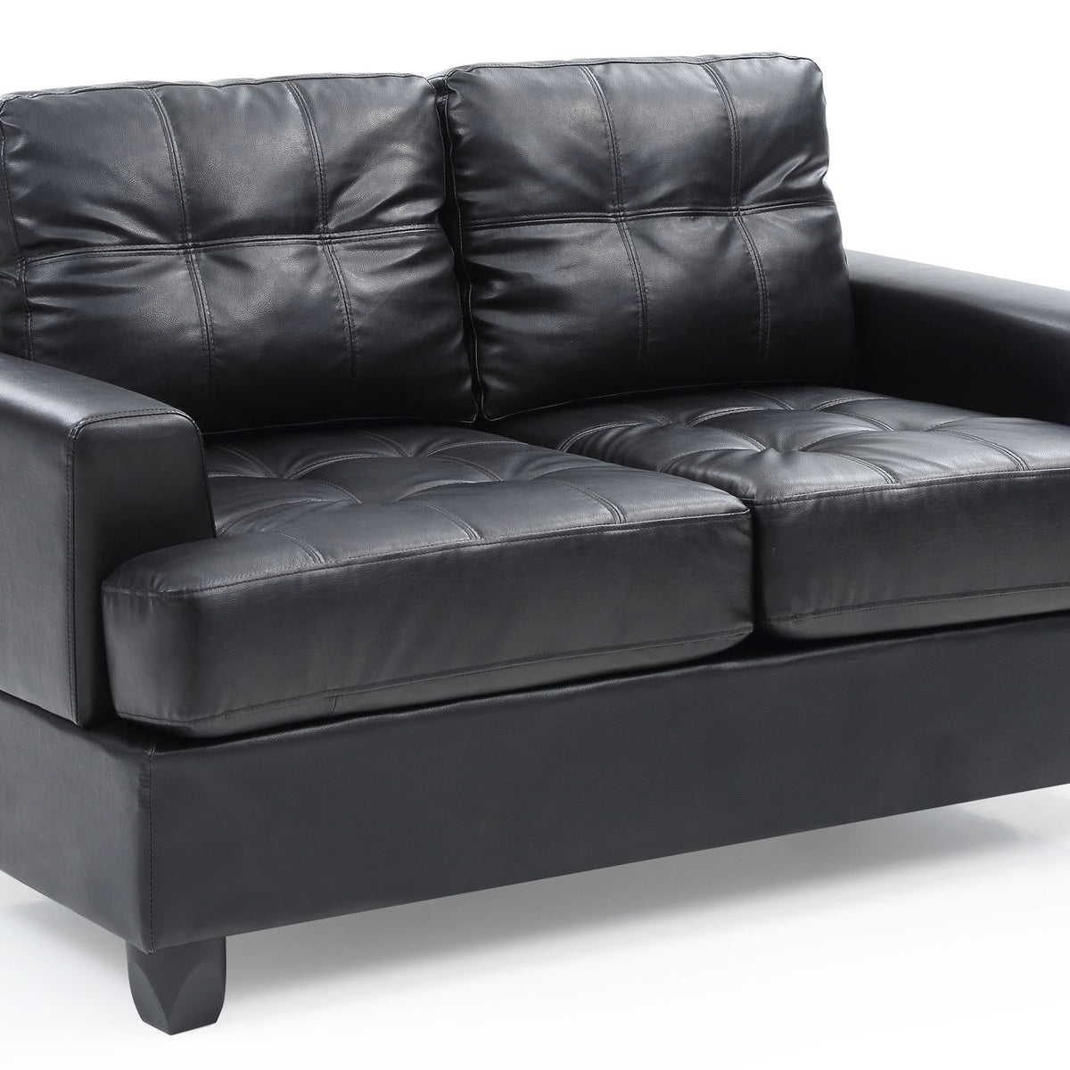 Stylish Transitional Loveseat For Two