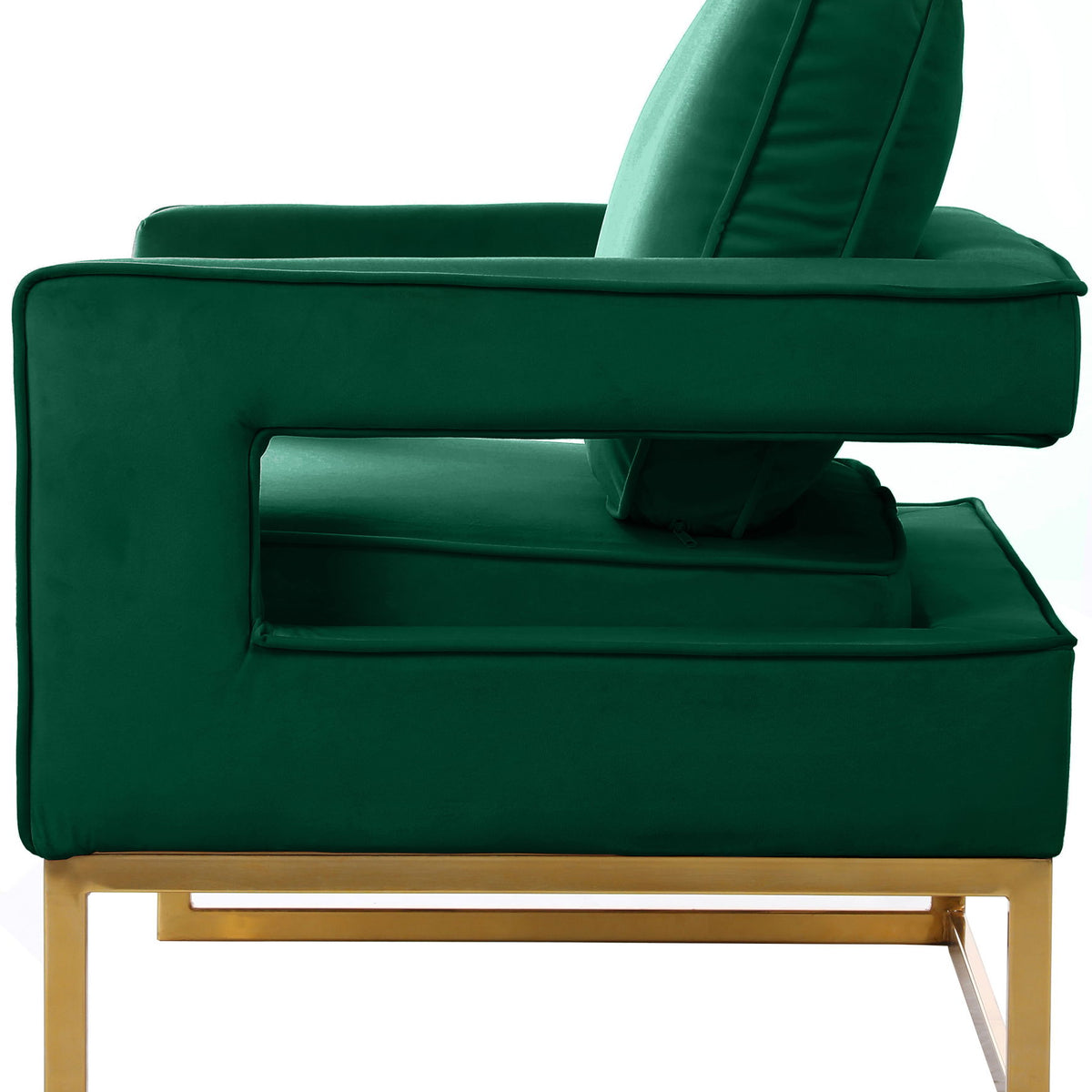 Noah - Accent Chair with Gold Legs